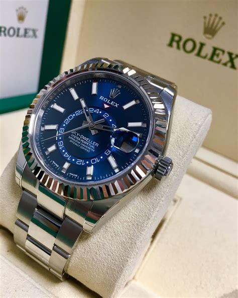 rolex sky dweller stainless steel for sale